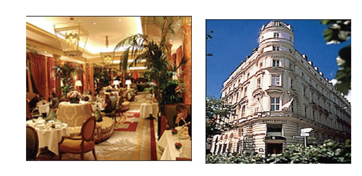 Luxury hotels.