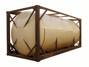 Standard 20’ ISO Tank Container.