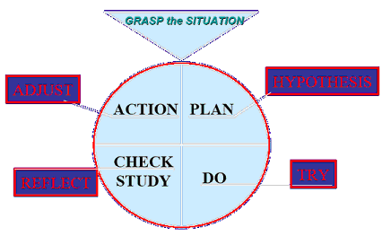 The P-C-D-A cycle of Toyota