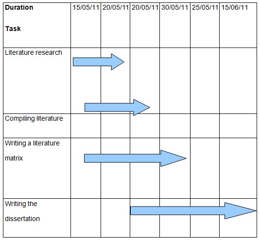 Overall project plan