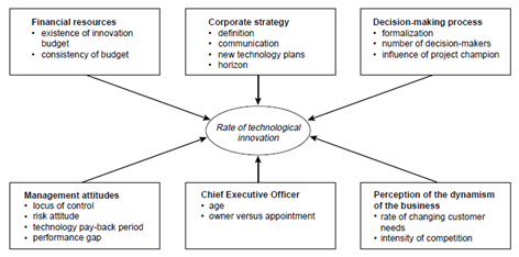 Portfolio model of strategic influences of innovation