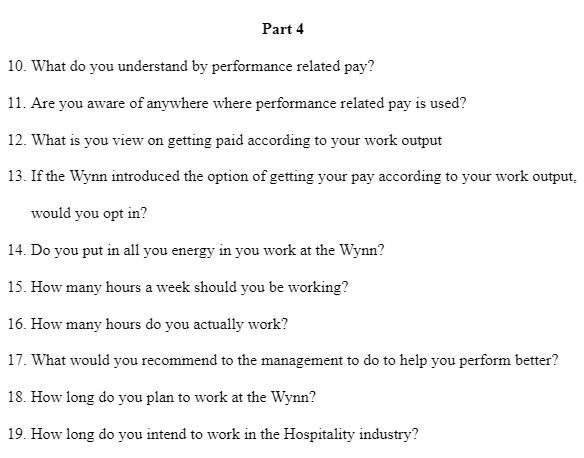 Research Questionnaire