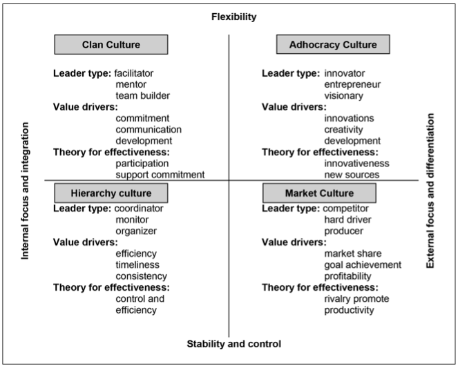 Types of Organizational Culture 